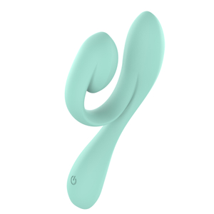 RS-W190 Fashon Musical Symbol-Shaped Full Liquid Silicone G-pot Sex Vibrator for Woman with 10 Frequencies Dual Motor Vibrating