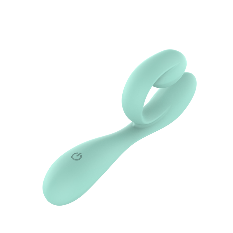 RS-W190 Fashon Musical Symbol-Shaped Full Liquid Silicone G-pot Sex Vibrator for Woman with 10 Frequencies Dual Motor Vibrating