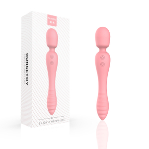 RS-W091 Dual Head AV Vibrator Sexual Tools Adult Sex Toy for Women G Spot Clit Powerful Clitoralis Stimulator Rechargeable 20 Vibration Wand Massager