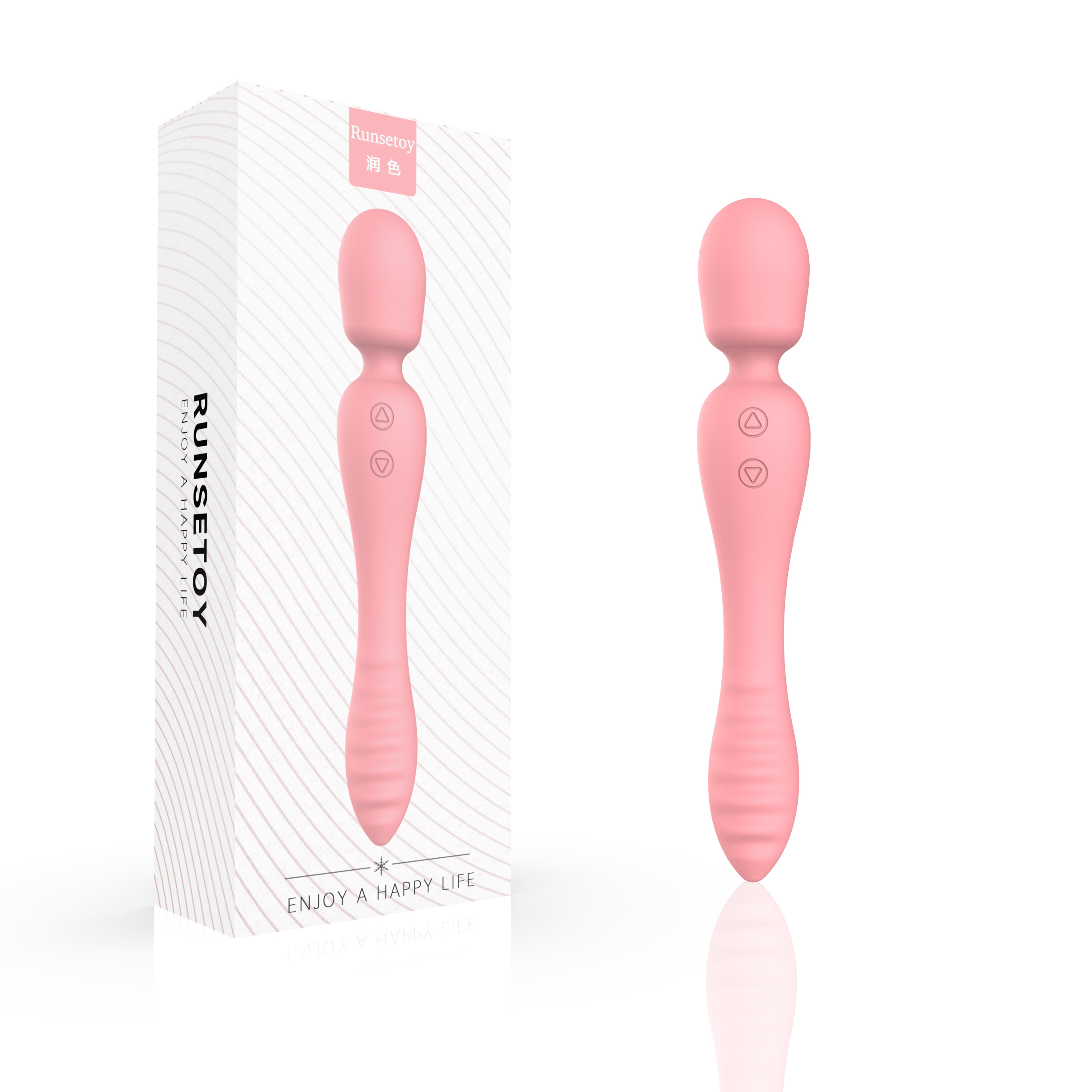 RS-W091 Dual Head AV Vibrator Sexual Tools Adult Sex Toy for Women G Spot Clit Powerful Clitoralis Stimulator Rechargeable 20 Vibration Wand Massager