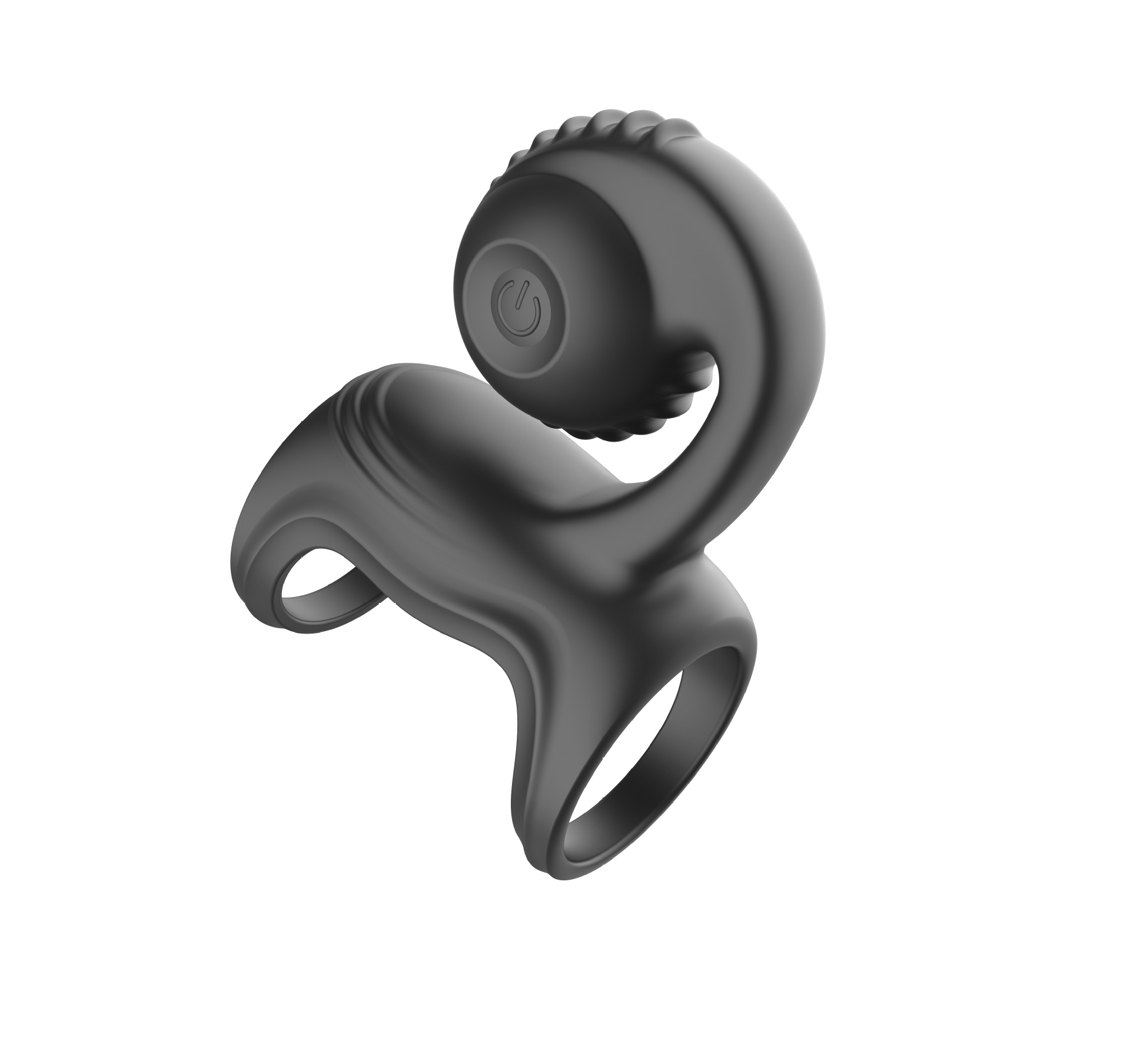 RS-M133 Multiple Sex Fun Penis Vibrator with 10 Frequency Cocking Ring Double Ring Adult Sex for Men