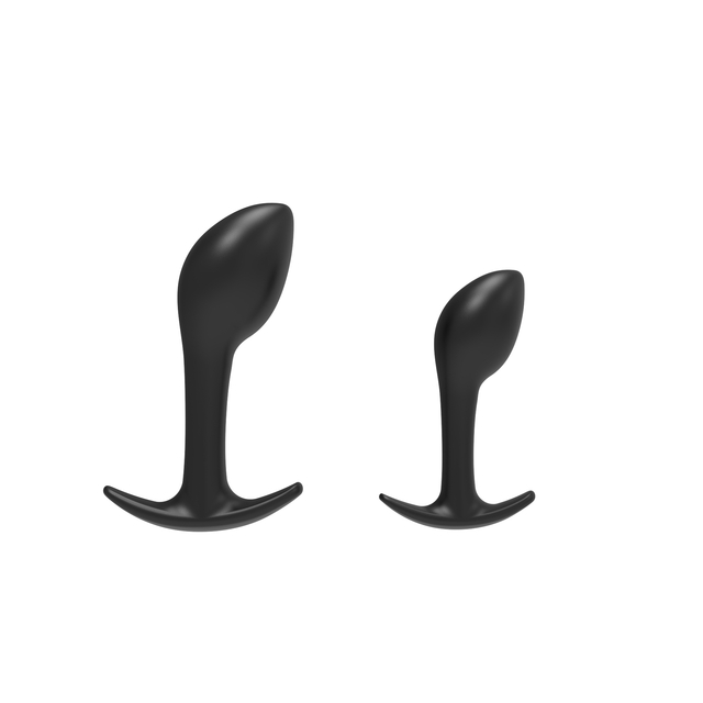 RS-A290 Silicone Anal Butt Plug Trainer Kit with Flared Base for Adult Comfortable Long-Term Wear, Premium Training Sets Anal Sex Toys