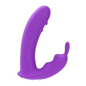 RS-W187 Dual Motors Rabbite Sex Strap on Vibrator for Women Realistic Didlo Shape Vibrator Adult Toys with APP Remote Controlled