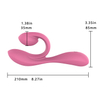 RS-W190 Fashon Musical Symbol-Shaped Full Liquid Silicone G-pot Sex Vibrator for Woman with 10 Frequencies Dual Motor Vibrating