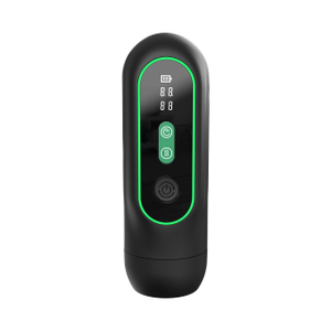 RS-M065 Male Masturbation Cup with 15 Telescopic 4 Sucking and 9 Vibration Automatic Penis Stimulation Pocket Pussy for Men