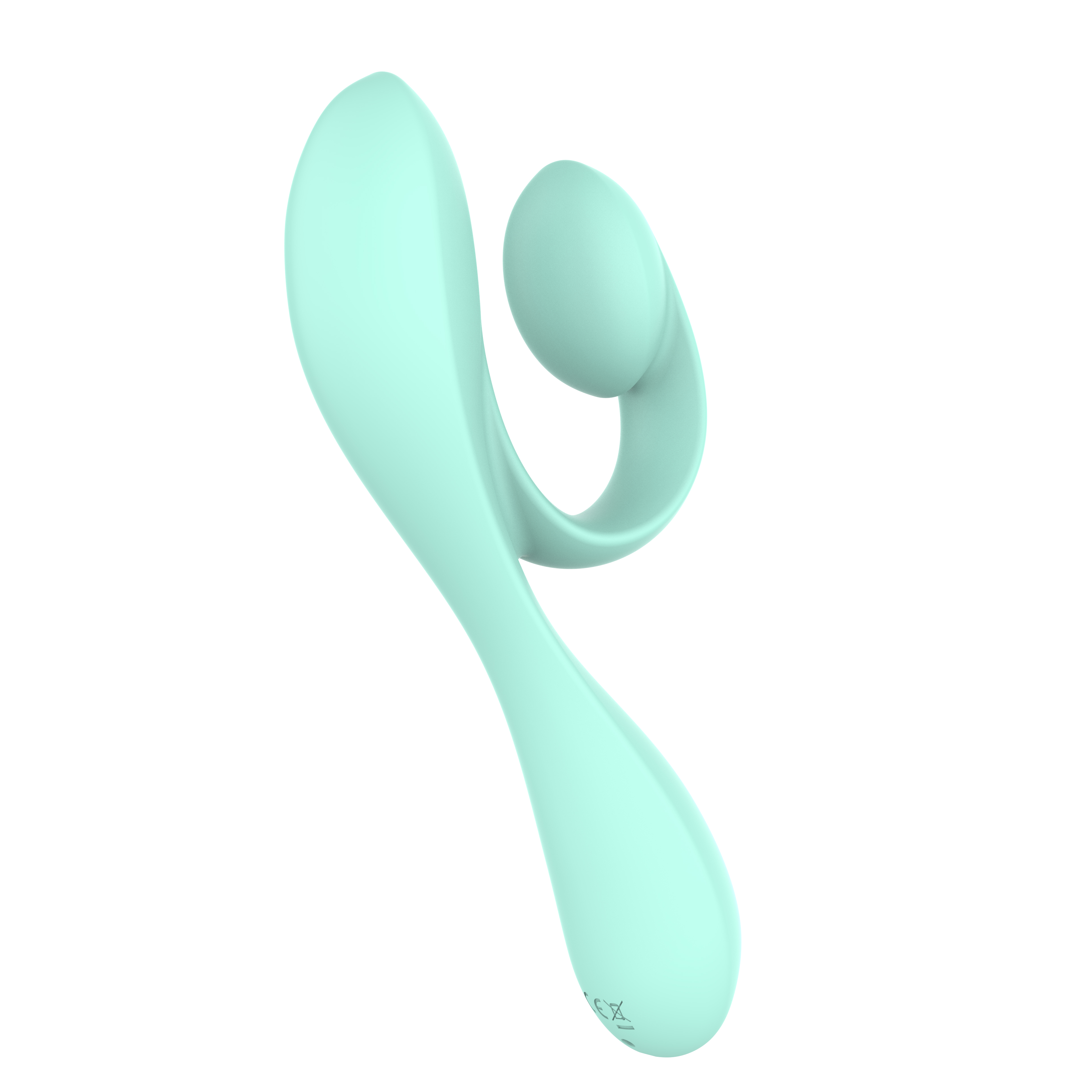 RS-W190 Fashon Musical Symbol-Shaped Full Liquid Silicone G-pot Sex Vibrator for Woman with 10 Frequencies Dual Motor Vibrating