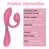 RS-W190 Fashon Musical Symbol-Shaped Full Liquid Silicone G-pot Sex Vibrator for Woman with 10 Frequencies Dual Motor Vibrating