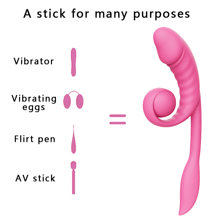 RS-W260 Unique modeling Two-point strong vibration 10 Frequency G-pot Vibrator Couple Sex Toys Adult Vaginal Vibrator