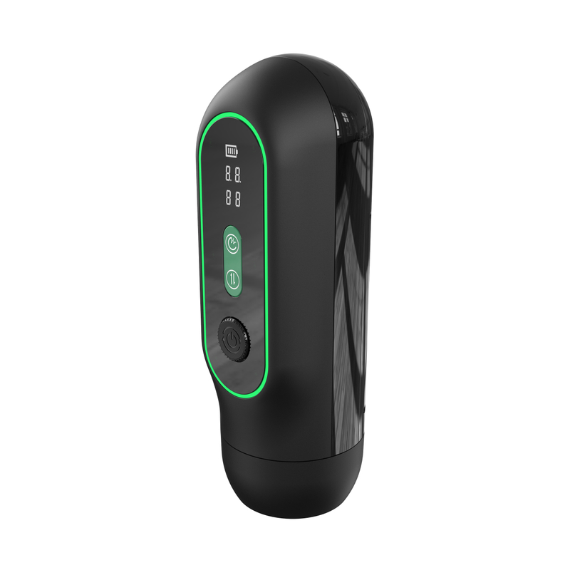 RS-M065 Male Masturbation Cup with 15 Telescopic 4 Sucking and 9 Vibration Automatic Penis Stimulation Pocket Pussy for Men