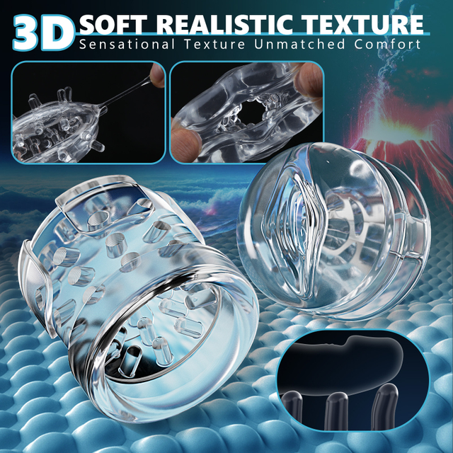 Automatic Male Masturbator Adult Sex Toys for Men with 5 Thrusting Rotating Vibration Modes Hands-Free Electric Male Stroker