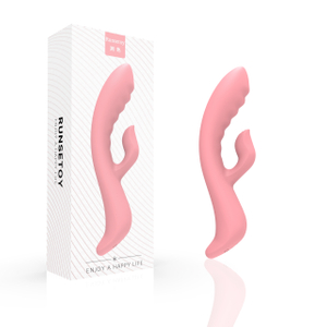 RS-W041 G Spot Rabbit Vibrator Clitoris G-spot Stimulation 10 Powerful Vibrations Dual Motor Stimulator for Women