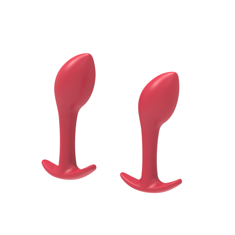 RS-A290 Silicone Anal Butt Plug Trainer Kit with Flared Base for Adult Comfortable Long-Term Wear, Premium Training Sets Anal Sex Toys