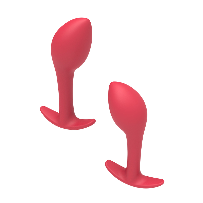 RS-A290 Silicone Anal Butt Plug Trainer Kit with Flared Base for Adult Comfortable Long-Term Wear, Premium Training Sets Anal Sex Toys