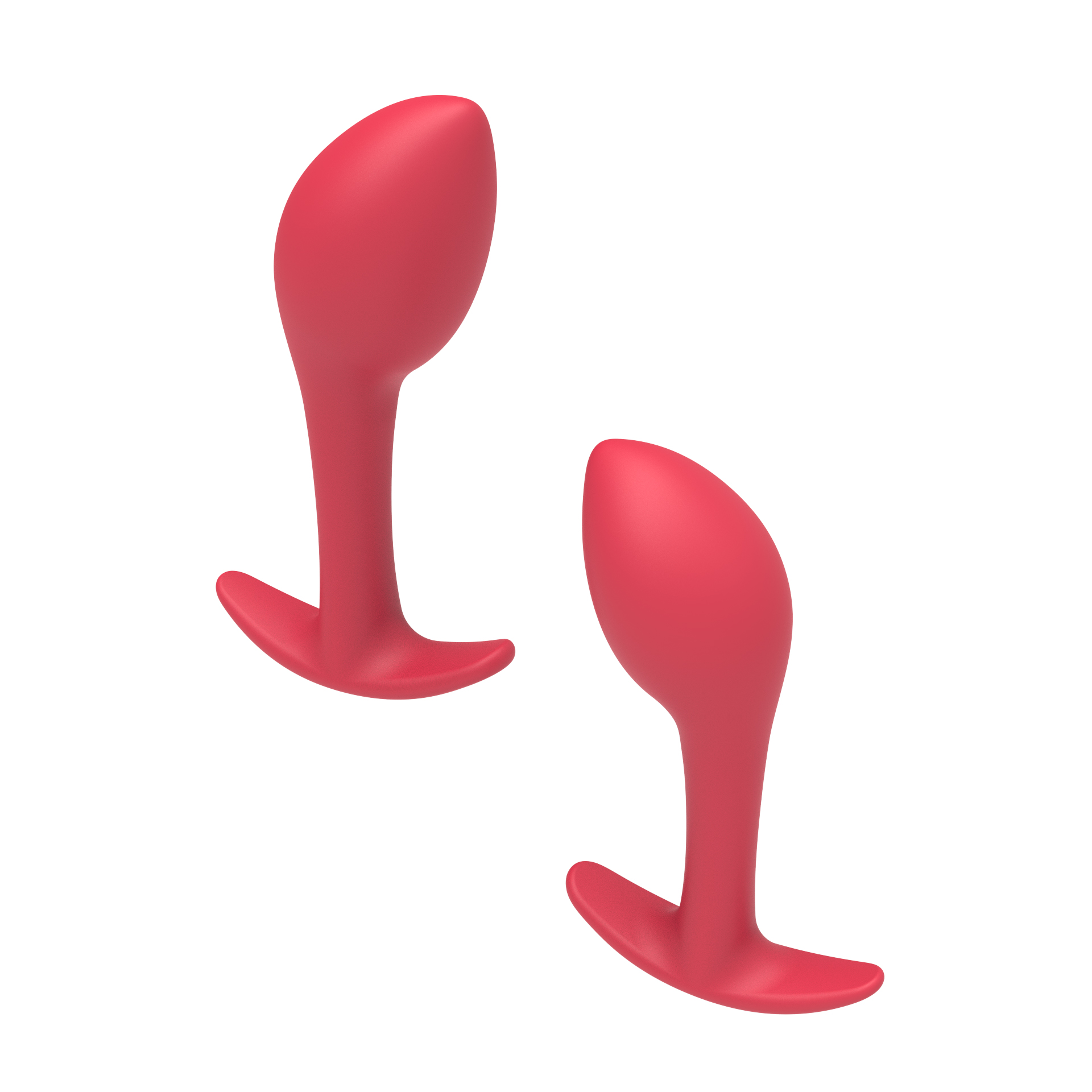 RS-A290 Silicone Anal Butt Plug Trainer Kit with Flared Base for Adult Comfortable Long-Term Wear, Premium Training Sets Anal Sex Toys