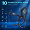 RS-M138 Multifunctional Vibrating Penis Ring Double-ring Extension and Intense Stimulation with 10 Vibration Modes Cock Ring Vibrator