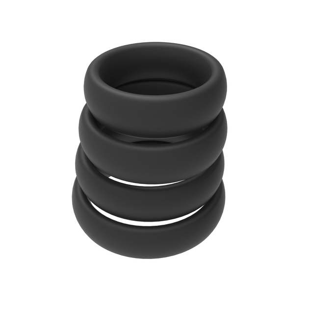 RS-M016 manufacturer Male Sex Toys Penis Rings 4pcs Different Size/set Silicone Cock Rings Penis Enhancer Set for Men