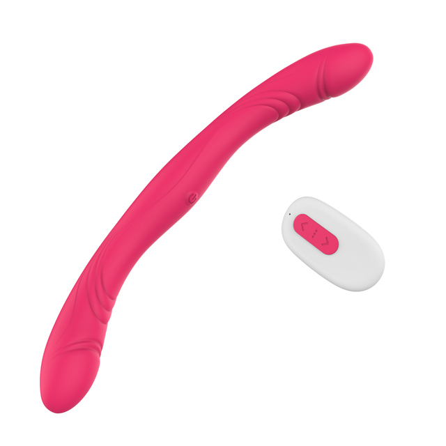RS-W255 Double Headed Lesbians Sex Vibrator with 7 frequency APP Remote Control Realistic Vaginal Vibrator for Women