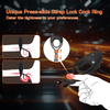 RS-M135 Adjustable Lock Ring Unique Press-slide Strap lock Cock Ring 10 Vibration Sex Toys for Men