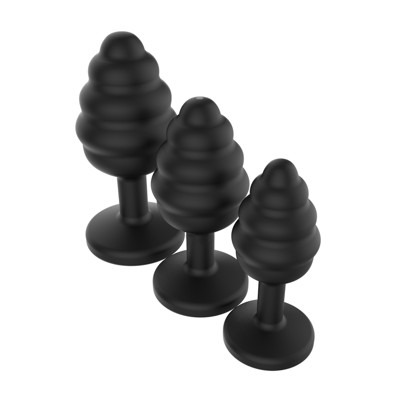 RS-A212 Heart shaped Diamond Anal Butt Plug Three Size Set Adult Anal Toys Ass Stimulation Sex Products for Couple